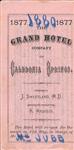 The Grand Hotel Company of Caledonia Springs n.d.