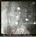 Night Photo 8/9 May 44 Haine-Saint-Pierre 420 Sqn Pilot: Kruger "U" 8-9 May 1944
