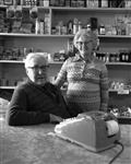 [Mr. and Mrs. Arthur Ingraham in their store] 1971-1979.