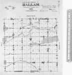 Plan of the Township of Hallam surveyed by E. Stewart P.L.S. 1883 [cartographic material] 1884