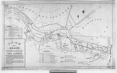 Plan of the beach on the south side of the channel of the River St Charles shewing the extent of the grants and concessions on the beach and of the encroachments that have been made on the property of the Crown surveyed pursuant to instructions from the Surveyor General's Office in the months of June & July 1840 By Joseph Bouchette Jr. Depty Survr Genl. Quebec, 10th August 1840. 22nd January 1919 Elz. Miville Dechêne. [cartographic material] 1840