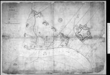 Plan of Sorel shewing the proposed new town lots and defences 1787. [cartographic material] 1787