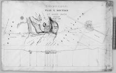 Rideau Canal, Plan and sections at Hog's Back. [shows soundings] [cartographic material] n.d..