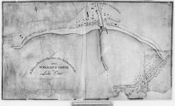 Une carte de Port Colborne. L'extrémité du canal Welland, au lac Érié. [document cartographique] Copié avec permission d'un plan dessiné par H.H. Killaly, ing. A.M.C. [1837]