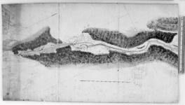 [Proposed route of Rideau Canal on upper Cataraqui] [cartographic material] [1828]