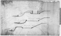 Hogs Back, Rideau Canal [Various sections of lines] [cartographic material] [1834-1835].