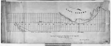 Map, showing the continuation of the Windsor - Harbour and Lake Scugog Road to the Narrows of Lake Simcoe. [cartographic material] 1846