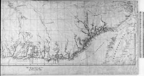 Map showing surveys of rivers with dates & index numbers from Tadoussac to Blanc Sablon. [1920] [cartographic material] [1920]