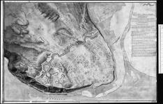 Plan of the Town and Suburbs of Quebec; shewing the State of the Fortifications, as they were nearly completed in October 1783. New Works &c surveyed by S. Greathead, draftsman. [cartographic material] 1783