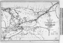 Map of Canada shewing the Railway's completed in progress and projected to accompany the Canada Railway and Steam-boat Guide. Toronto ... 1856 Southern Ontario (Upper Canada), S.W. Quebec (Lower Canada) [cartographic material] 1856