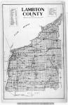 Lambton County [with population figures]. [cartographic material] [1929]