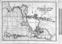 Map of the St. Mary's River from Lake Superior to Lake Huron Compiled from the U.S. Government surveys. (from the Records of the U.S. Land Office) by Lieut. A.L. Magilton, U.S.A., 1855. [cartographic material] 1855