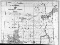 Map of the province of Alberta Canada - Judicial map. [Edmonton] Alberta Department of Public Works 1930. [cartographic material] 1930