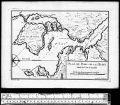 Plan du Port de la Haive situé à la côte d'Accadie, par N.B. Ing. de la M. 1744. [cartographic material] 1744