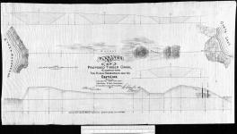 Plan & Section of proposed timber canal connecting the River Madawaska and the Chats Lake. Ottawa Sept. 1864. [cartographic material] 1864.