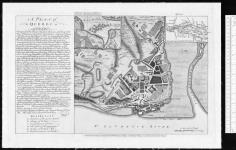 A plan of Quebec. Quebec the capital of New France or Canada...Publish'd according to Act of Parliament Octobr. 1759 by E. Oakley & sold by J. Rocque near Round Court in the Strand. [cartographic material] 1759.