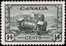 [Tank Ram, Armée canadienne] [document philatélique] 1943