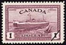 [Nouveau transbordeur de trains et bateau de pêche, Île-du-Prince-Édouard] [document philatélique] 1946