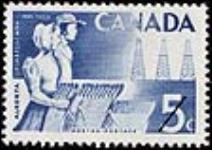 Alberta, Saskatchewan, 1905-1955 [philatelic record] 1955