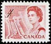 [Queen Elizabeth II, shown with a view of a mid-Canada seaway] [philatelic record] 1967