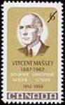 Vincent Massey, 1887-1967, Governor General, 1952-1959 = Vincent Massey, 1887-1967, Gouverneur général, 1952-1959 [philatelic record] 1969