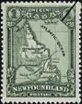 [Map of Newfoundland and Labrador] [philatelic record] 1928