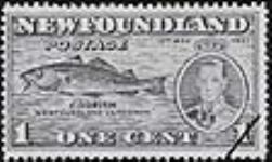 Codfish, "Newfoundland currency", [King George VI], 12th May 1937 [philatelic record] 1937