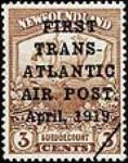 First trans-Atlantic air post, April,1919 [philatelic record] 1919