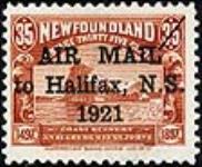Air mail to Halifax, N.S., 1921 [philatelic record] 1921