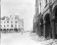 German shell bursting in Arras during the battle. May 1917 May, 1917.