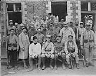 Chateau-en-Sauterre. Turkish Prisoners of War with their French guards. April & May 1919 1914-1919