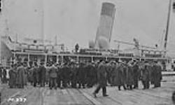 Volunteers from Klondike leaving for Vancouver, B.C 1914-1919