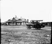 C.N.R. Station and Traction Engine ca. 1906