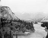 [Bow River from C.P.R. (Canadian Pacific Railway) Hotel, Banff, Alta.] [ca. October 4, 1901].