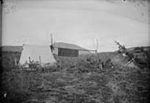 Indian camp at Fort Selkirk, Y.T 1895.