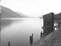 Bosun Mine, loading bin, Slocan Lake, B.C July 1928