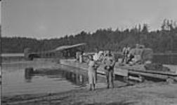 [Fairchild 71C aircraft CF-AWG of Consolidated Mining and Smelting Co. at the Afton Mine, Emerald Lake, Ont., September, 1936.]