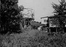 Mill & Water Tank, Canada Radium Mine, Cheddar Tsp., Cardiff, XII, 9, Ontario August, 1944.