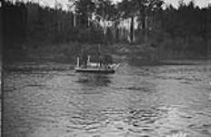 Ferry across Salt River near Alberta, N.W.T. boundary. 1924 1924