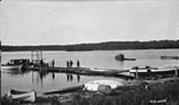 Water front at Pine Ridge, Lac Seul, Ont 1926