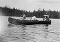 H.R.H. the Prince of Wales canoeing on the Nipigon River 5 - 7 Sept. 1919