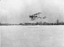 R.F.C. Canada. Curtiss J.N.-4 fitted with skis, Camp Leaside, Ont., 1917 1914-1919