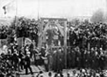 Laying the cornerstone of the new Central School 15 Ot. 1890