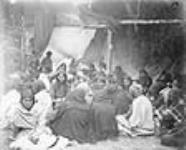 Cree women near the Sun Dance circle June 1895
