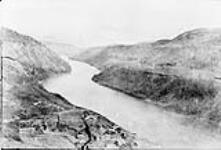 Looking down Stikine River from above Telegraph Creek, B.C 1887