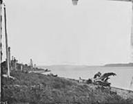 Looking up Masset Inlet from the [Haida] Indian Village [Graham Island, Queen Charlotte Island, B.C.] Aug. 18th, 1878