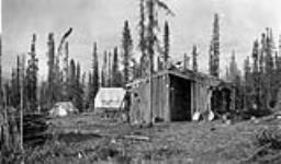 First settler's camp in the Yukon n.d.