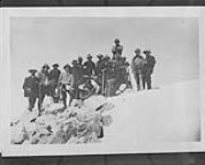 Members of the Canadian Alpine Club on Cathedral Mountain, Yoho Park, B.C