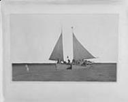 Whale boat on the Peel River, N.W.T