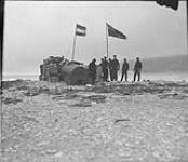 Hoisting flag, Port Leopold, North Somerset Island, [N.W.T.], [August 17, 1904.] n.d.